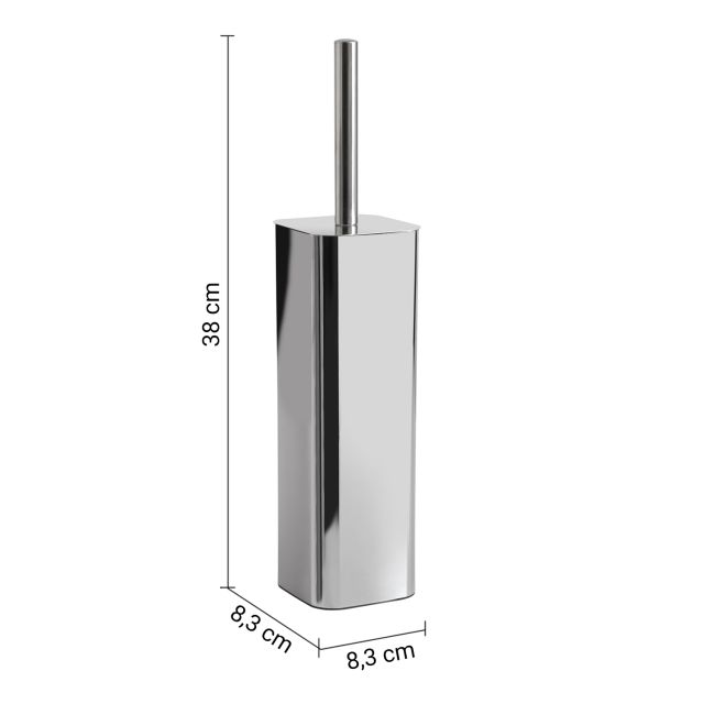 Scopino WC da terra in acciaio inox cromato | Jack Scopino WC da terra in acciaio inox cromato | Jack