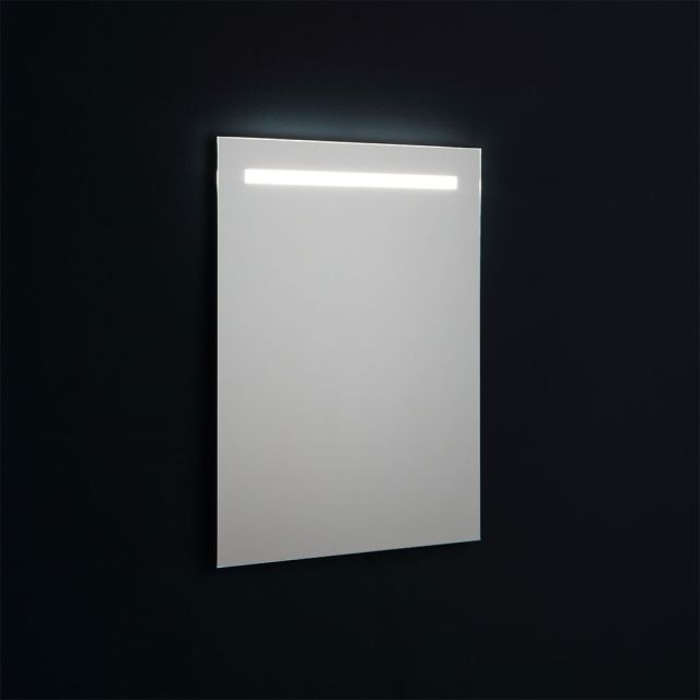 Specchio retroilluminato 60x80 con fascia a led superiore Specchio retroilluminato 60x80 con fascia a led superiore