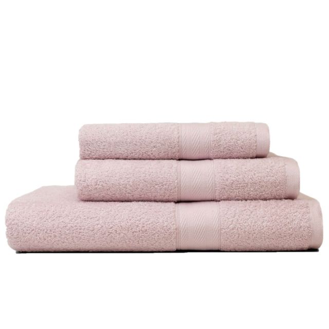 Tris asciugamani diverse misure ospite + viso + telo bagno in cotone rosa ortensia | Teddy Tris asciugamani diverse misure ospite + viso + telo bagno in cotone rosa ortensia | Teddy