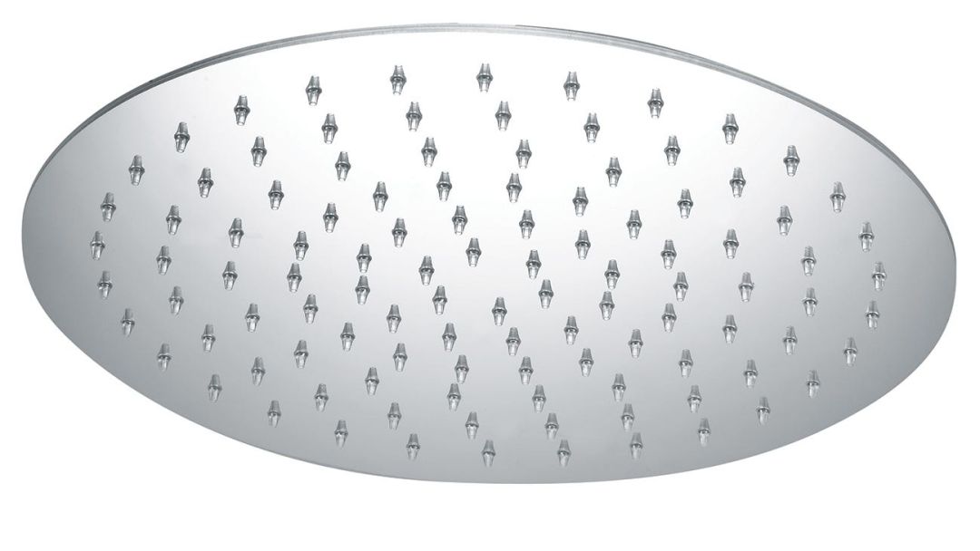 Soffione in accaio rotondo