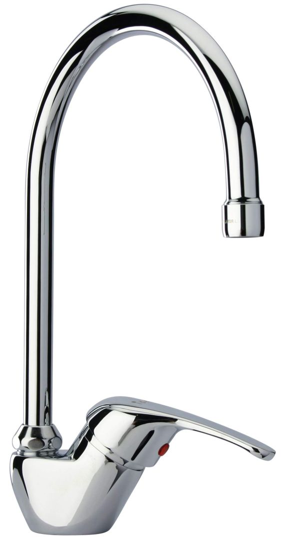 Rubinetto miscelatore a canna alta per lavabo cucina