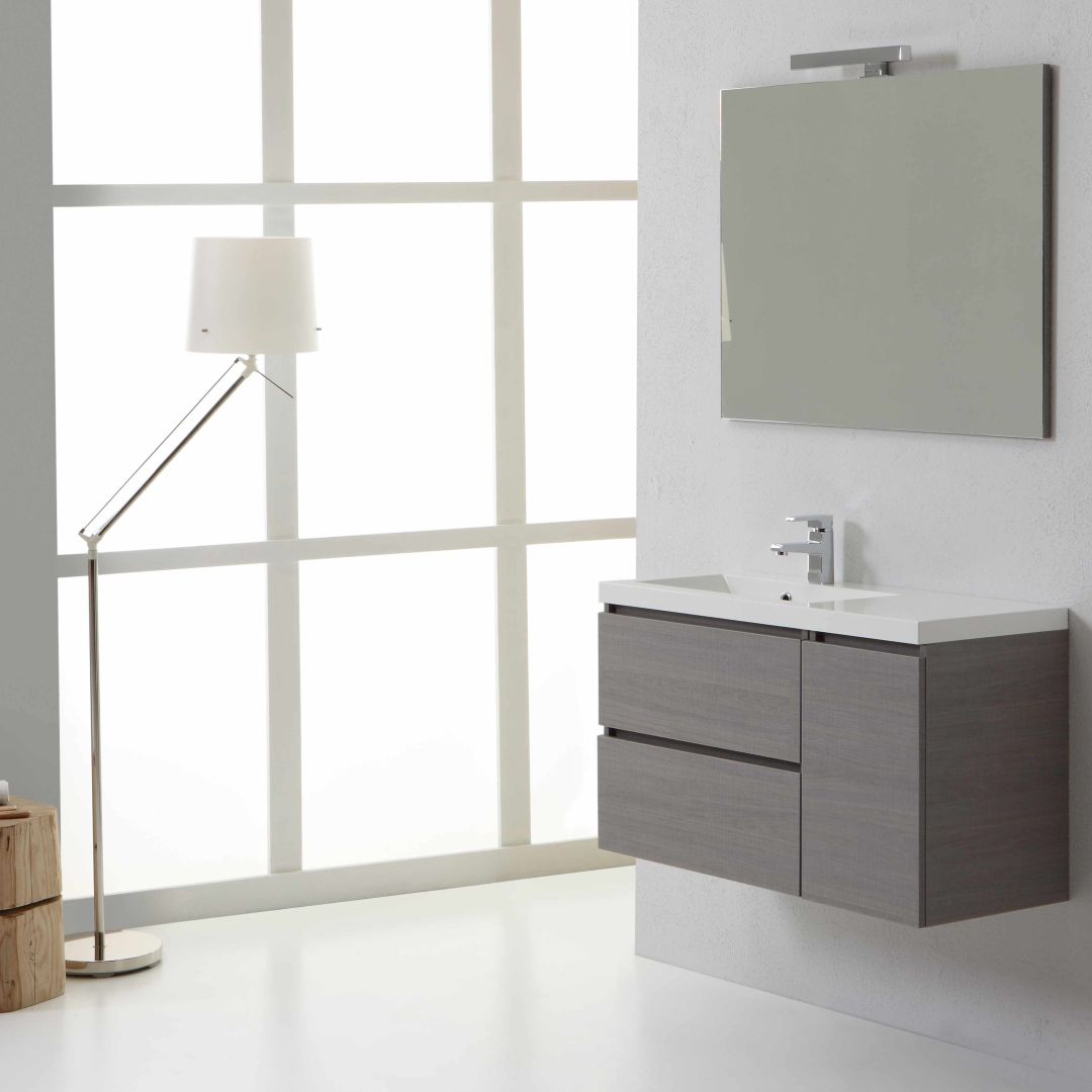Mobile per bagno sospeso 90 cm Manhattan