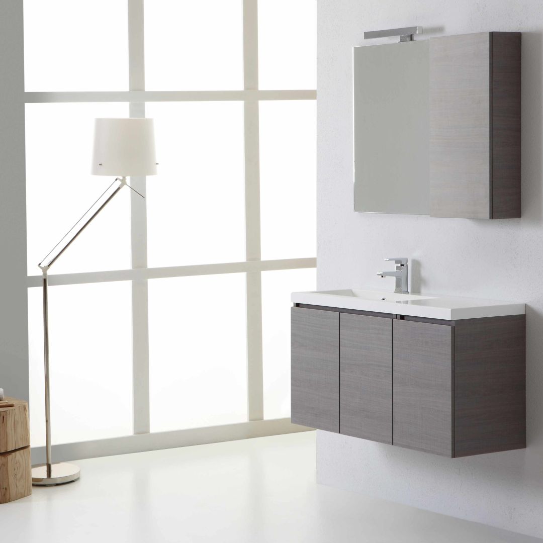 Mobile bagno Manhattan con pensile cm. 90x40