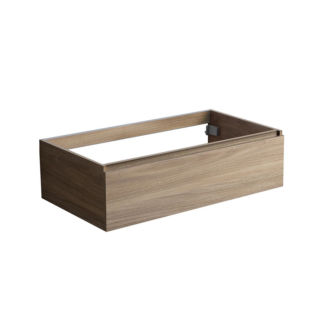 Base sospesa 1 cassetto 90cm rovere naturale