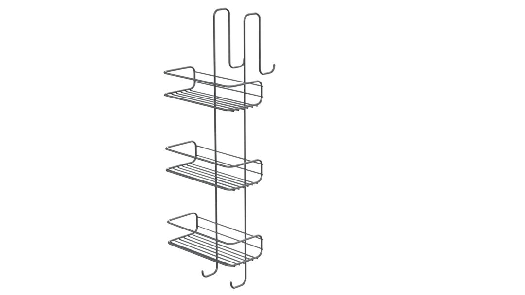 Porta oggetti in filo con 3 ripiani