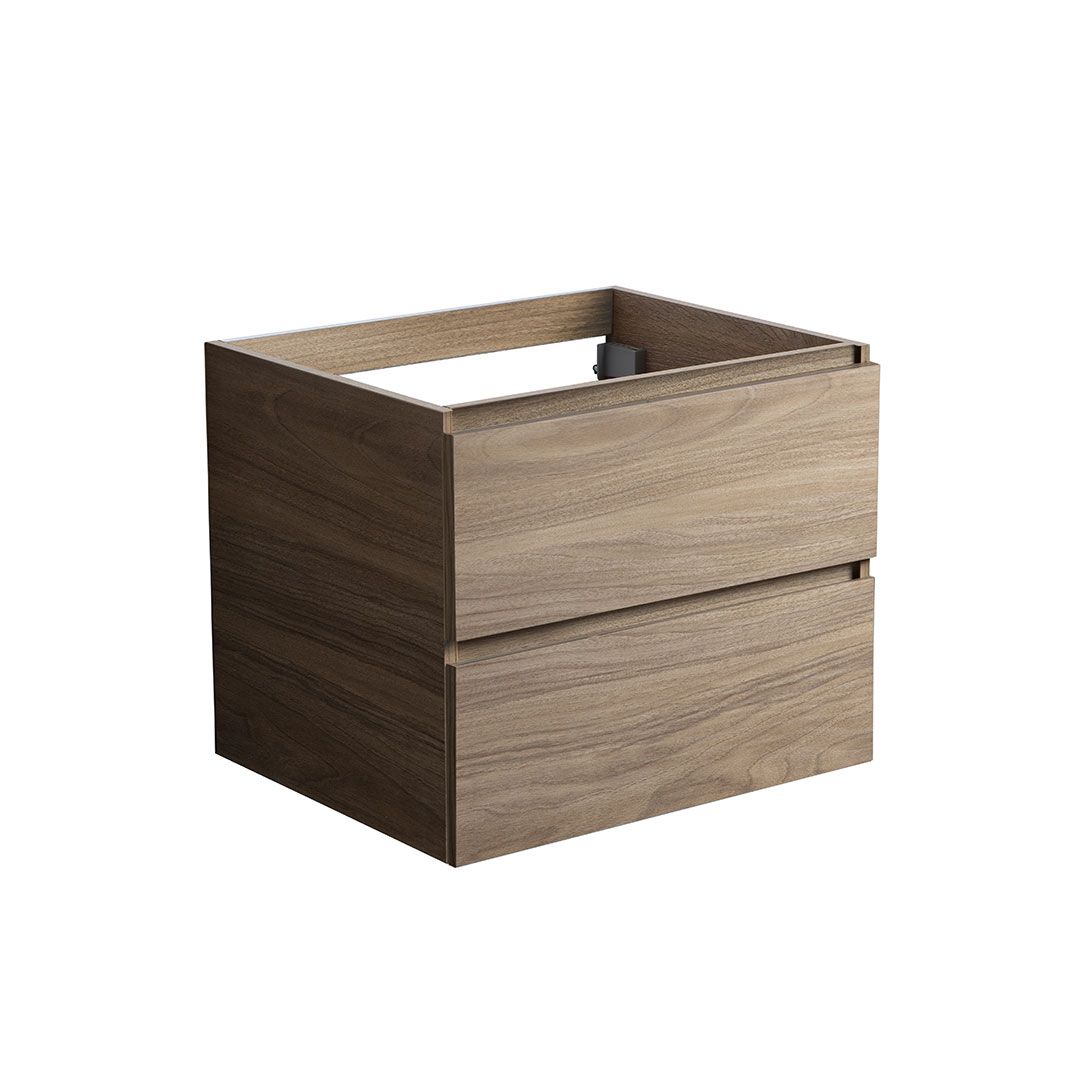 Base sospesa 2 cassetti rovere naturale