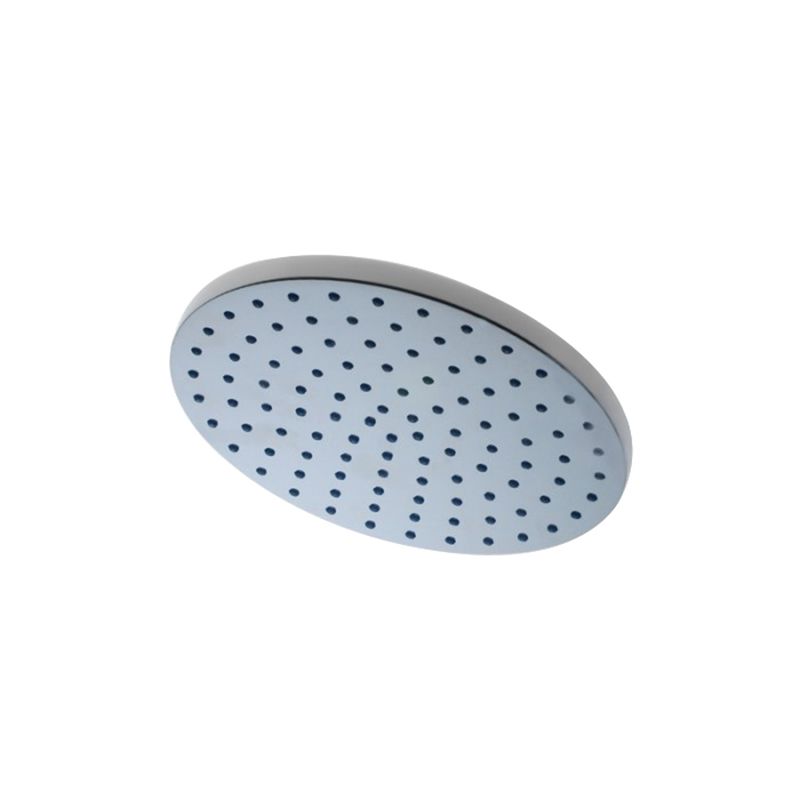 Soffione per doccia dalla forma rotonda in ottone cromato