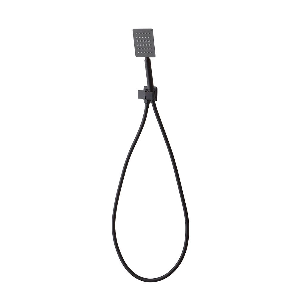 Kit doccia 3 pezzi nero opaco