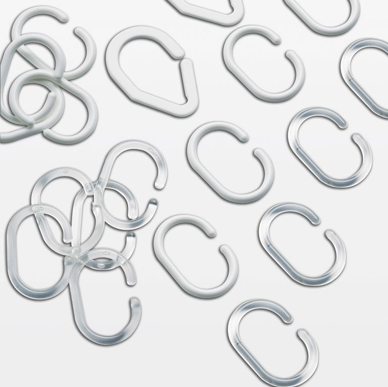 Ganci per tende doccia 