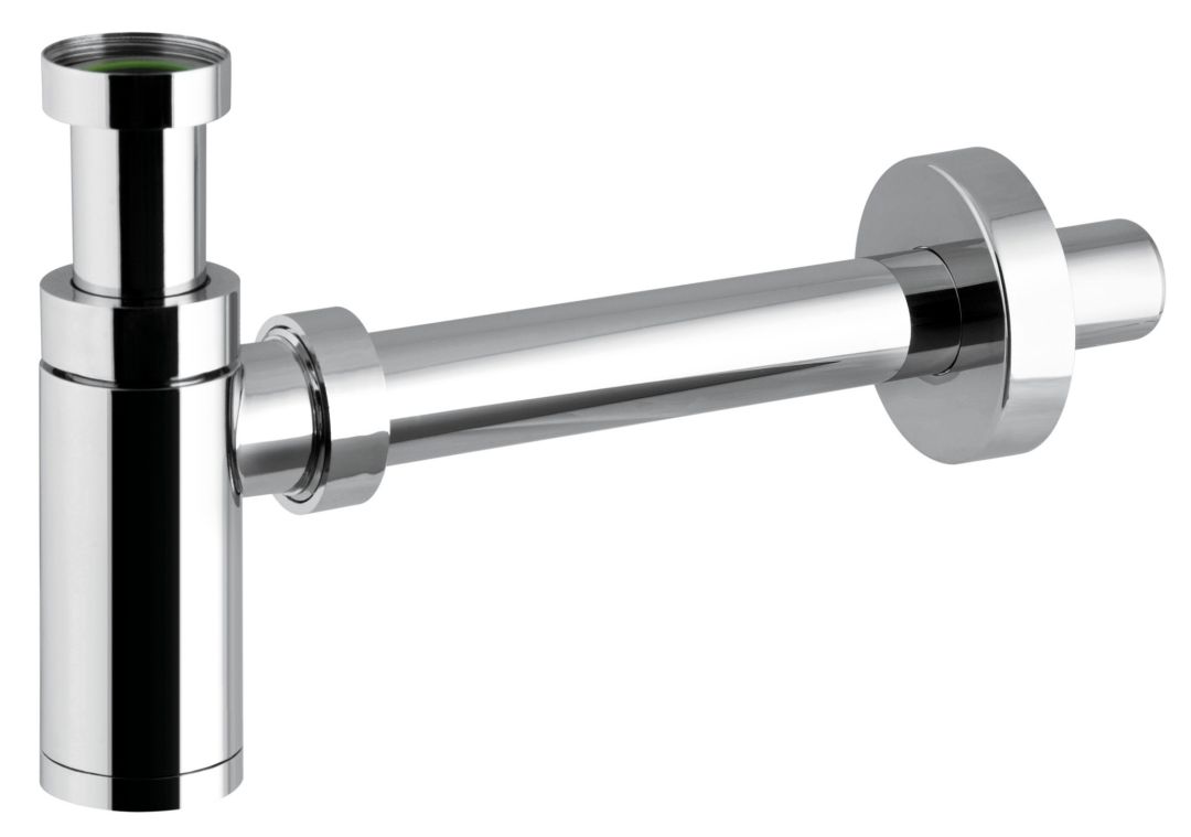 Sifone d'arredo cromato
