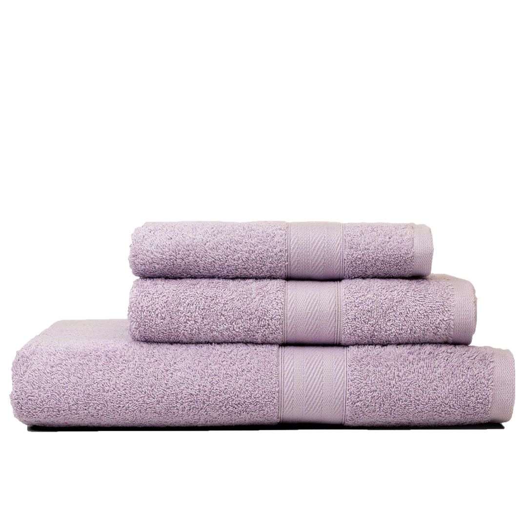 Koordinovaná sada kúpeľňových 3 bavlnených uterákov v farbe iris