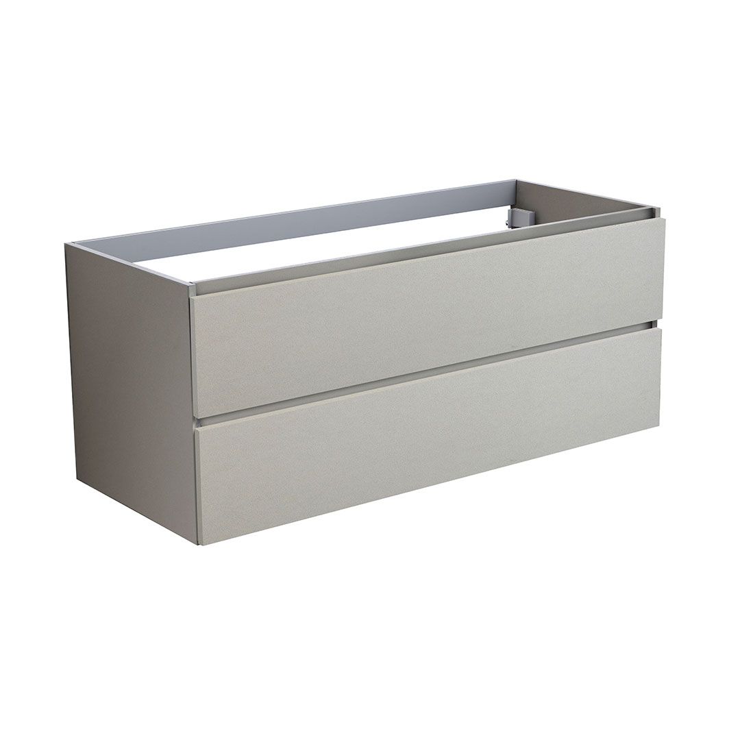 Base 2 cassetti 120cm grigio perla