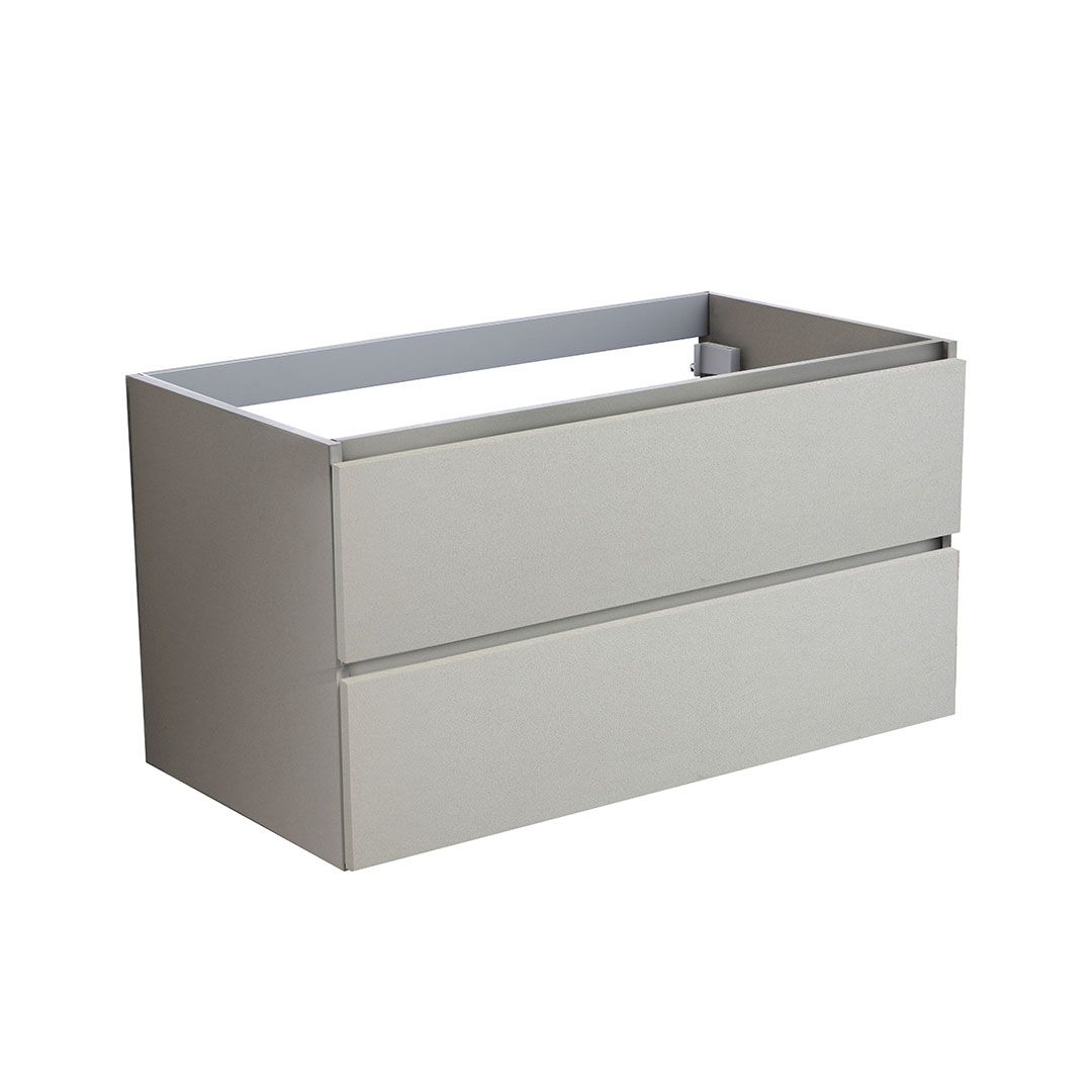 Base sospesa 90cm grigio perla