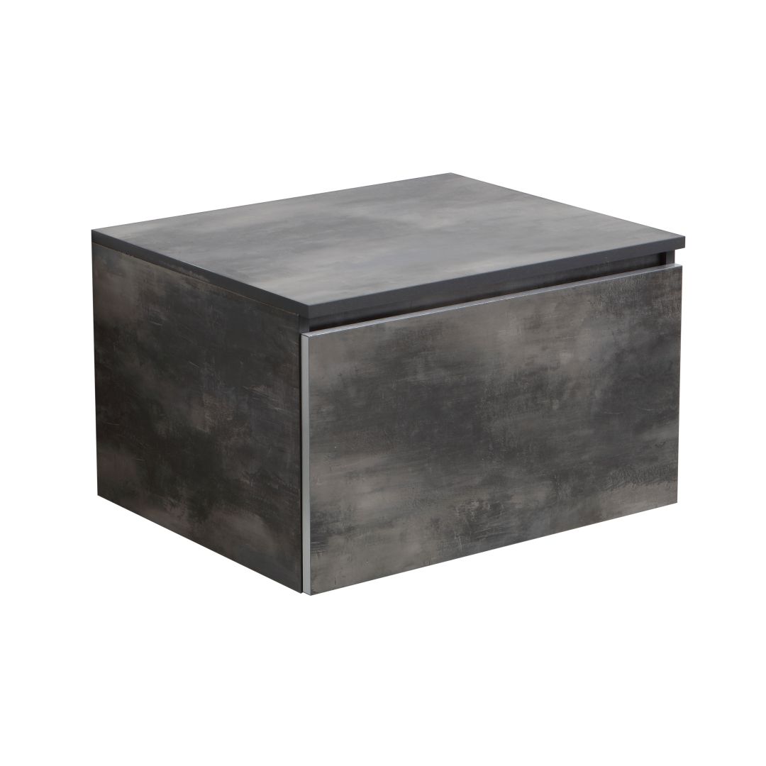 Base Cassettiera 60 cm grigia con top