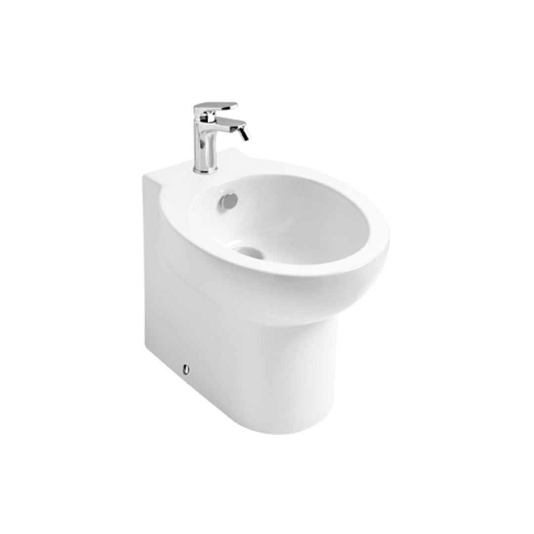 Bidet filo parete in ceramica