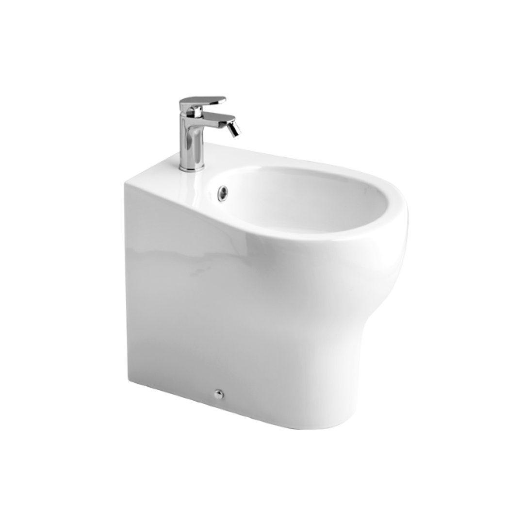 Bidet a terra in ceramica Soave