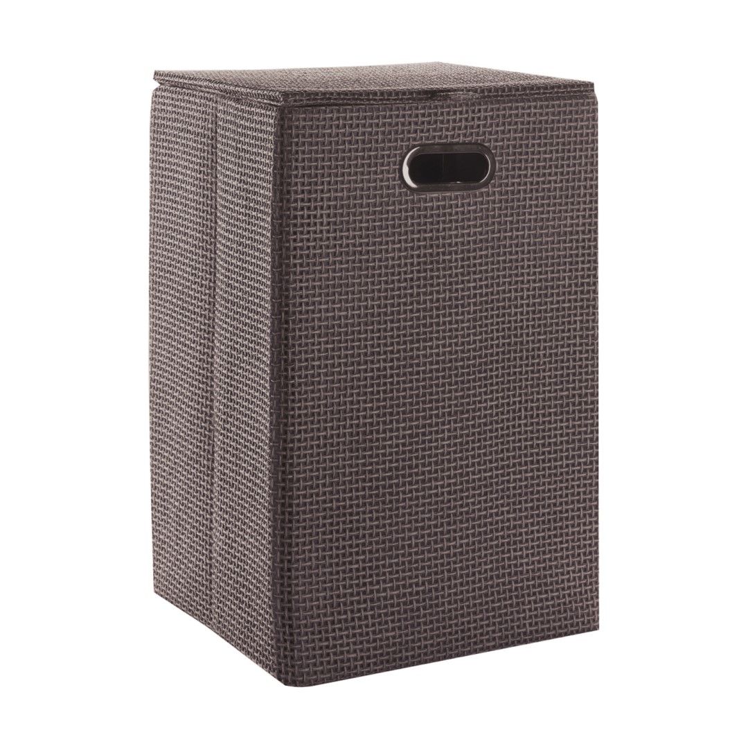 Portabiancheria per bagno color moka