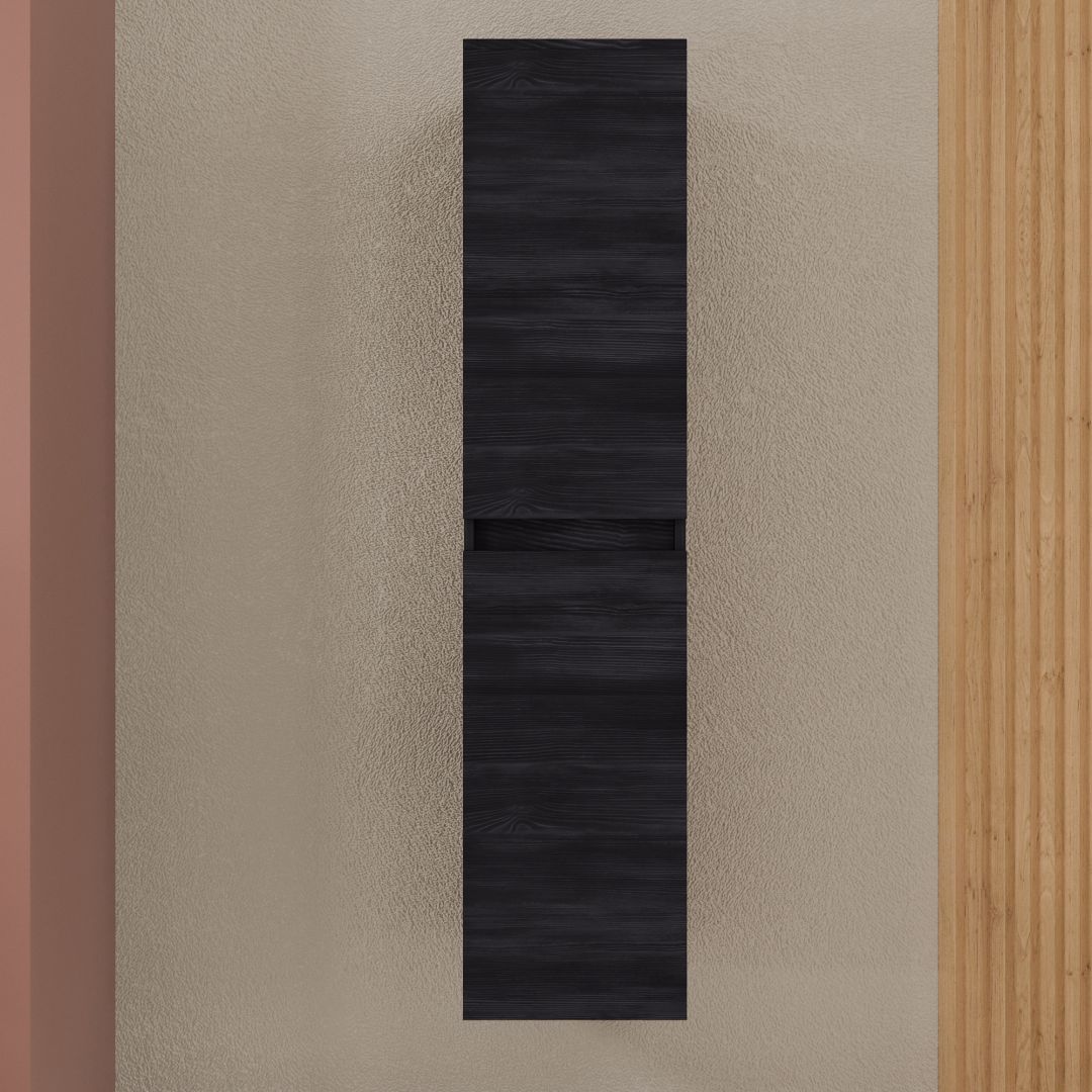 Colonna bagno 2 ante grigio scuro