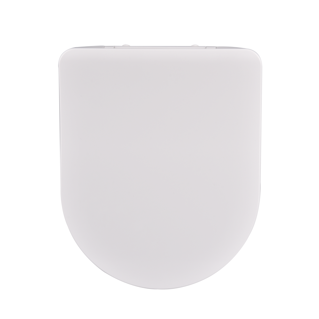 Copri sedile wc bianco lucido ammortizzato