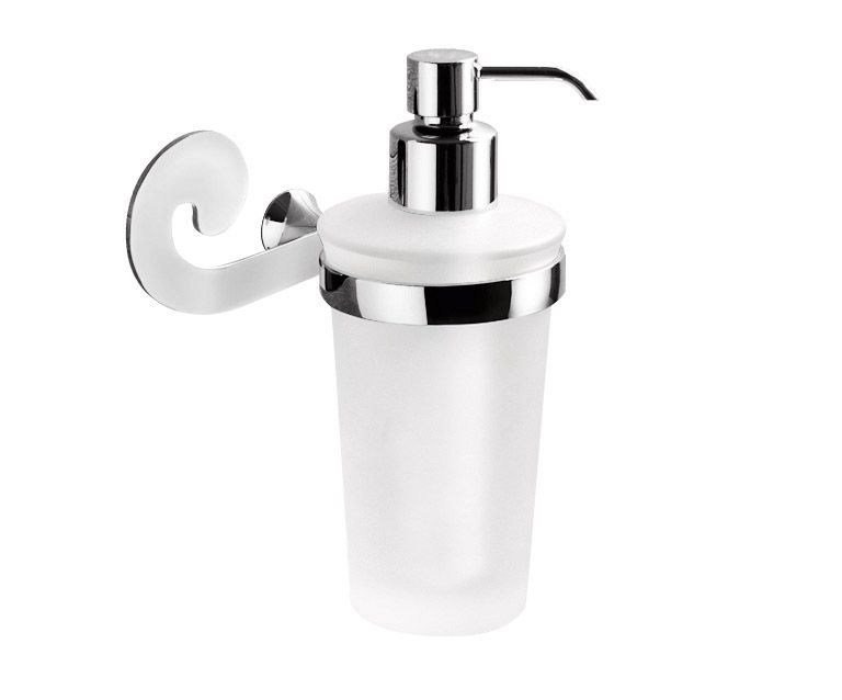 Dosa sapone da muro vintage design con supporto in metallo