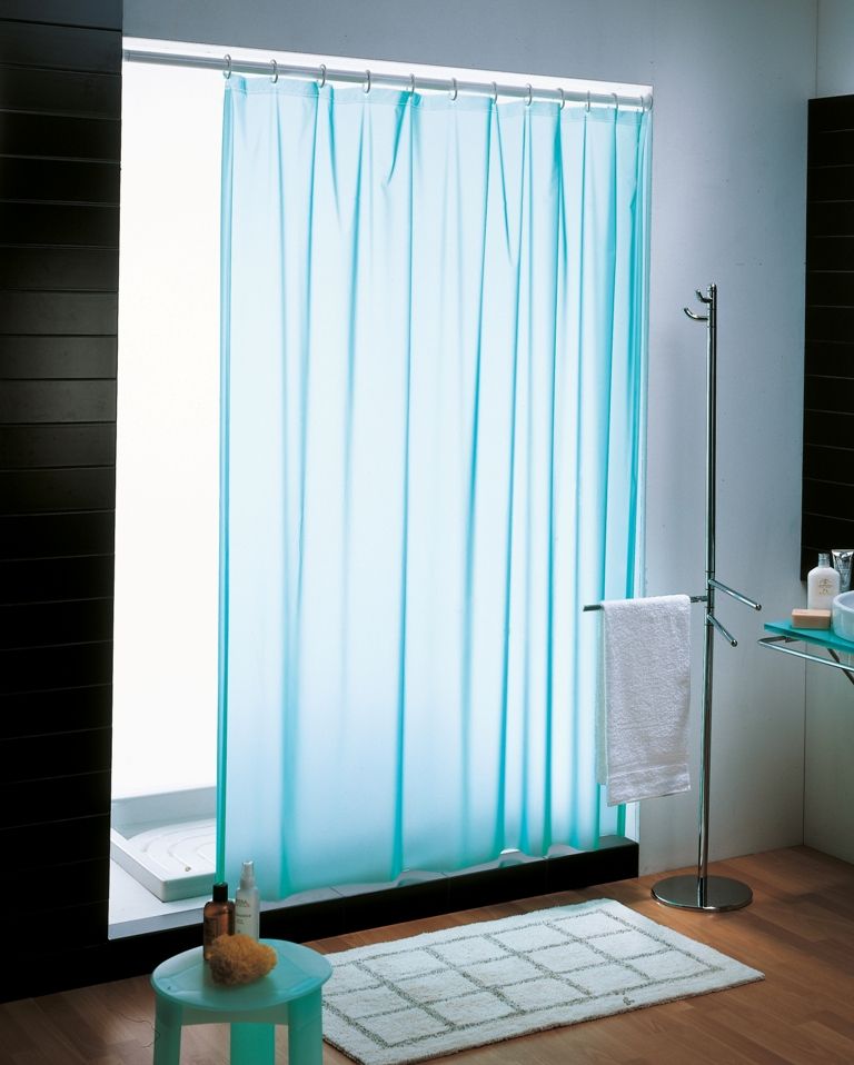 Tenda doccia in pvc bianco 120x200