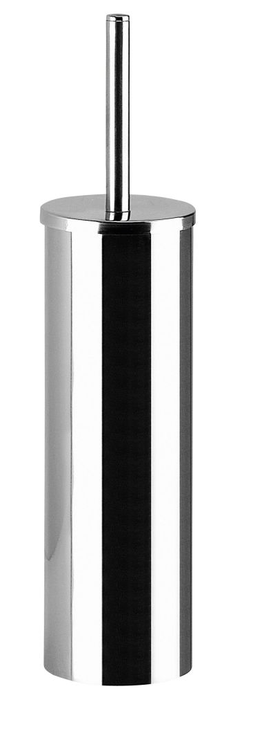 Porta scopino acciaio da appoggio per wc gemma