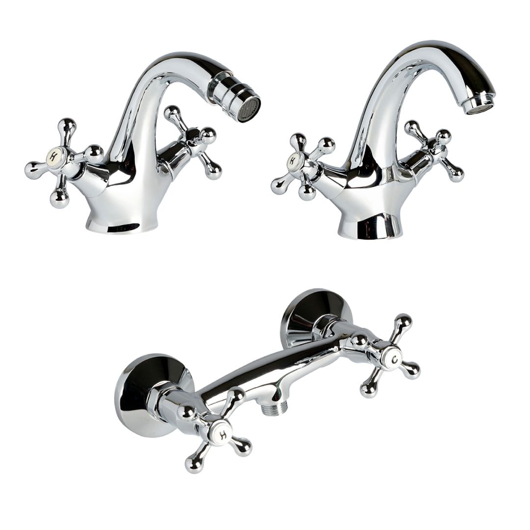 rubinetteria bagno retrò
