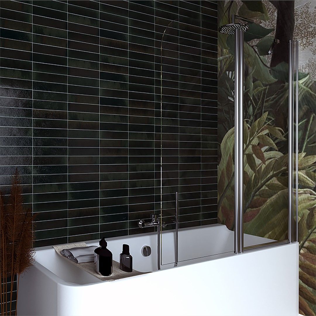 Parete doccia sopravasca 120cm reversibile