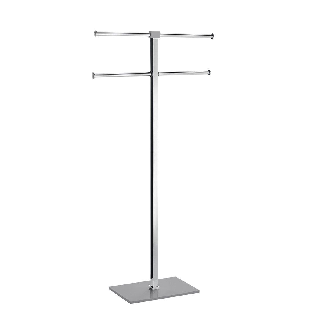 Piantana 4 bracci portasalviette in acciaio