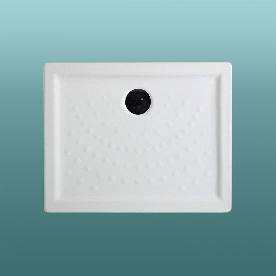 Piatto doccia  in ceramica bianca 100x70