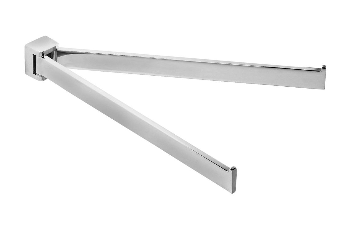 Portasalviette doppio a snodo per bagno