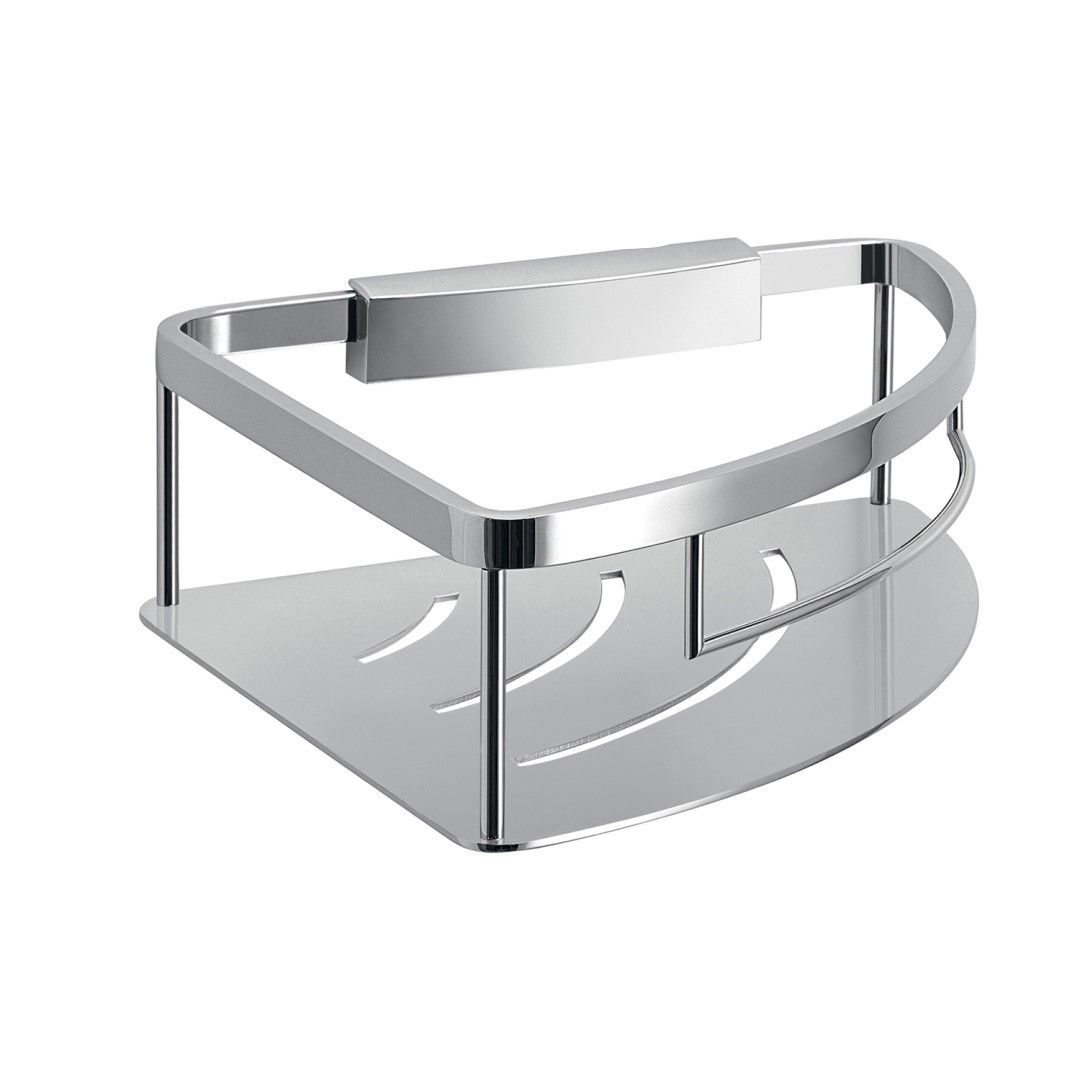 Portasapone doccia angolare in acciaio