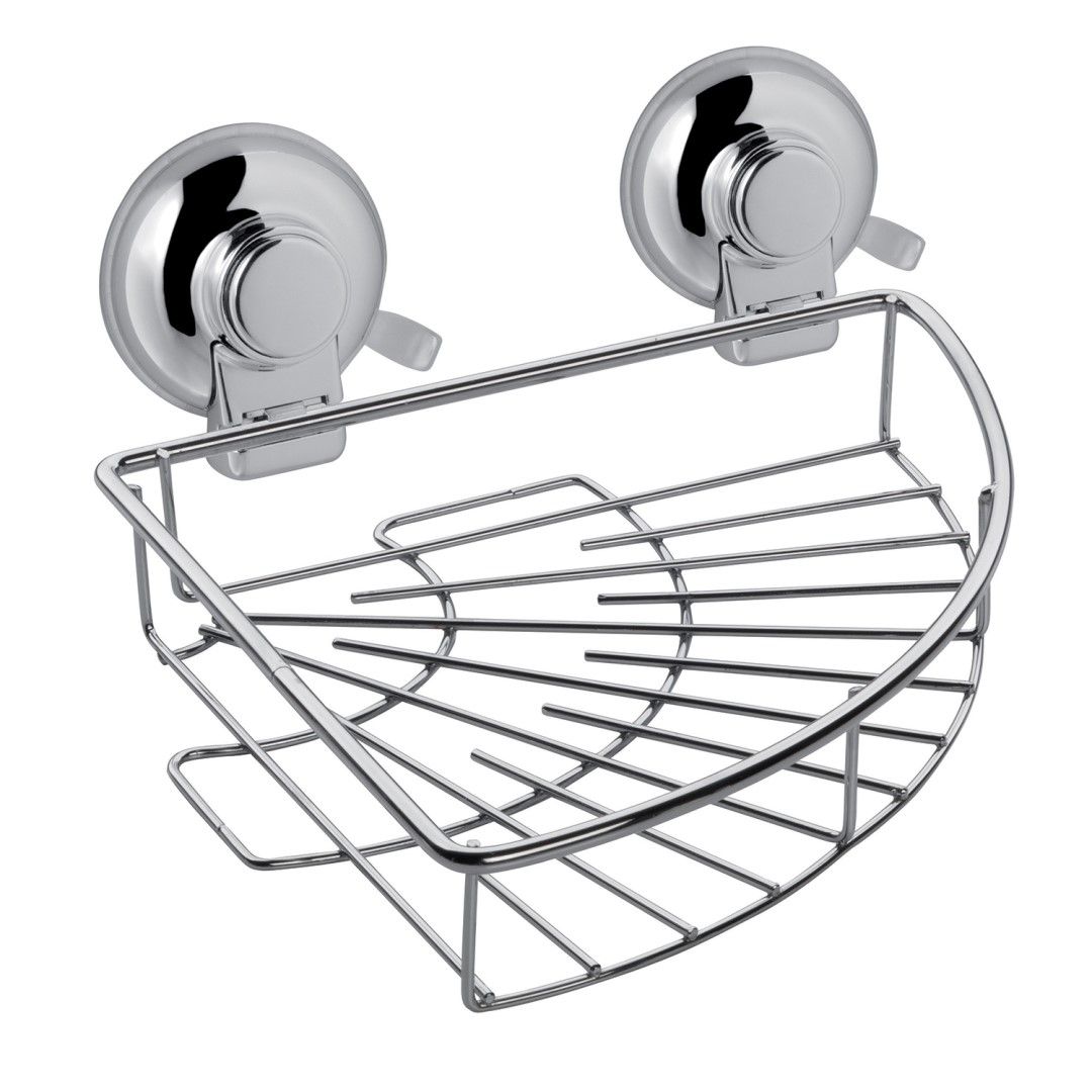 Portaoggetti angolare con ventosa