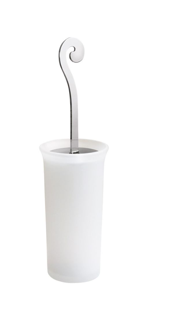 Porta scopino per wc con appoggio a terra