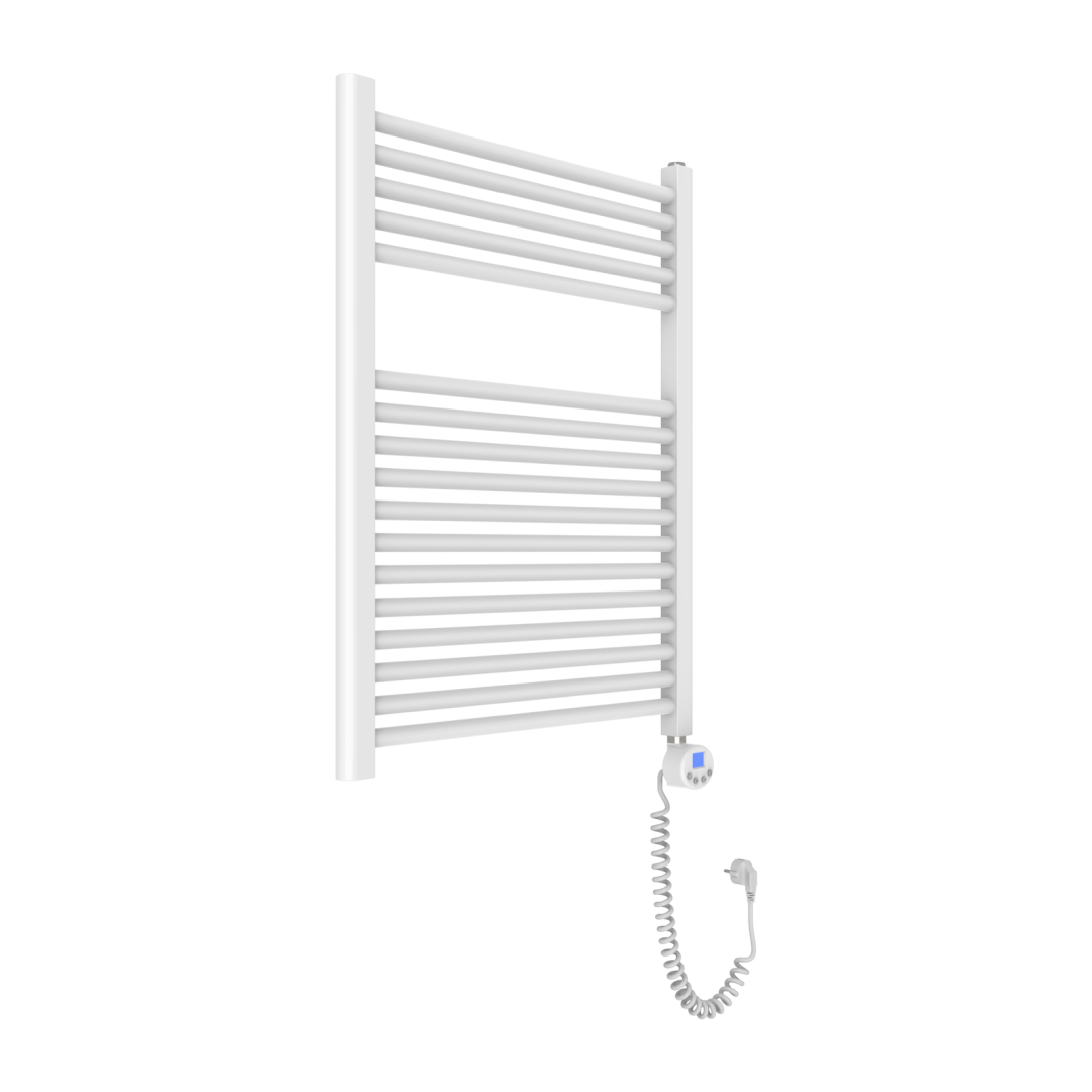 Termosifone bagno elettrico bianco in acciaio