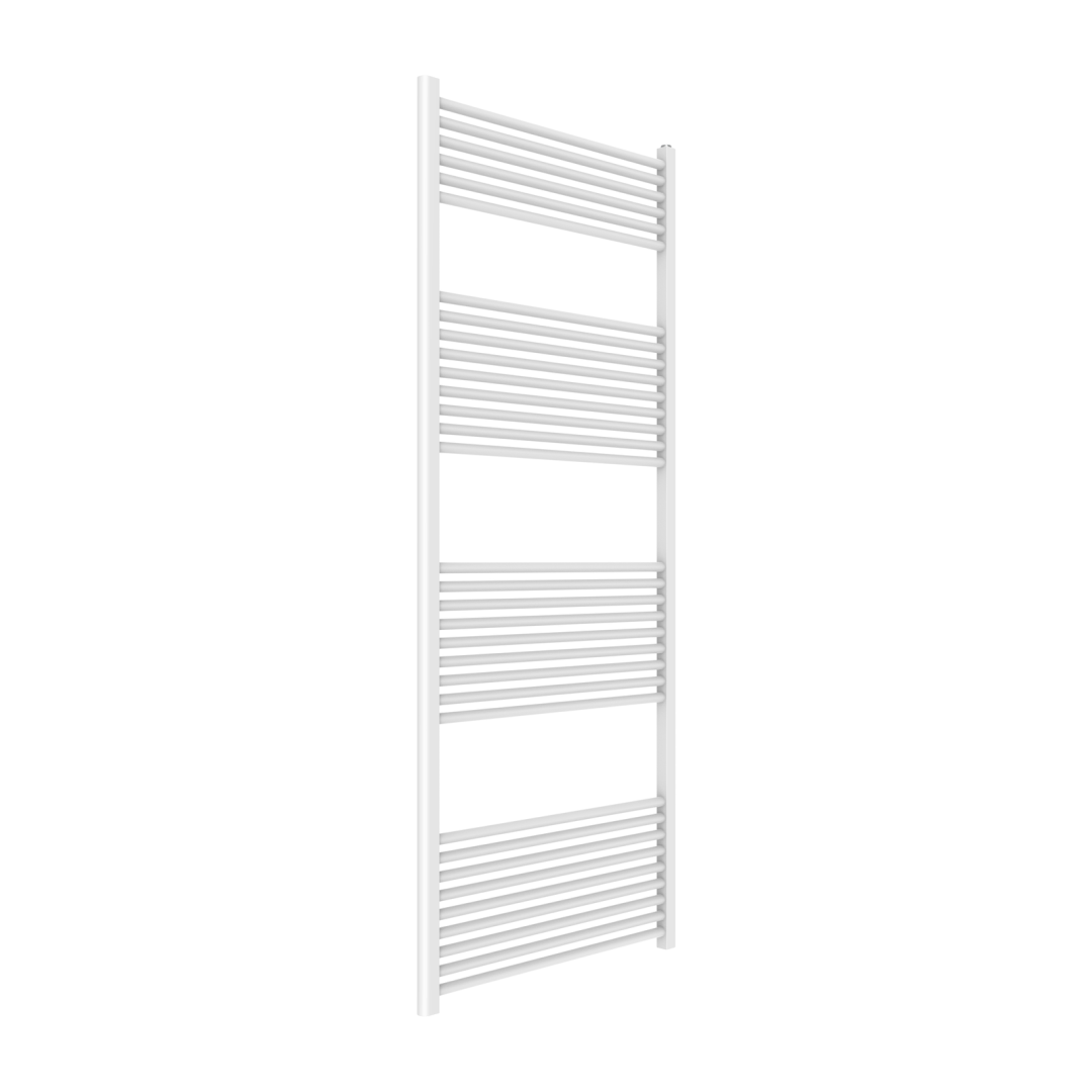 Scaldasalviette 75x180 acciaio bianco