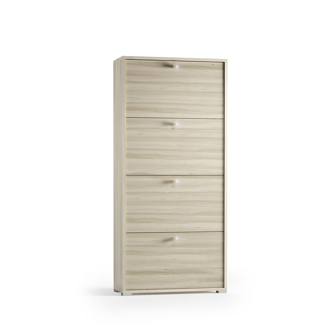 Scarpiera con 4 ante olmo