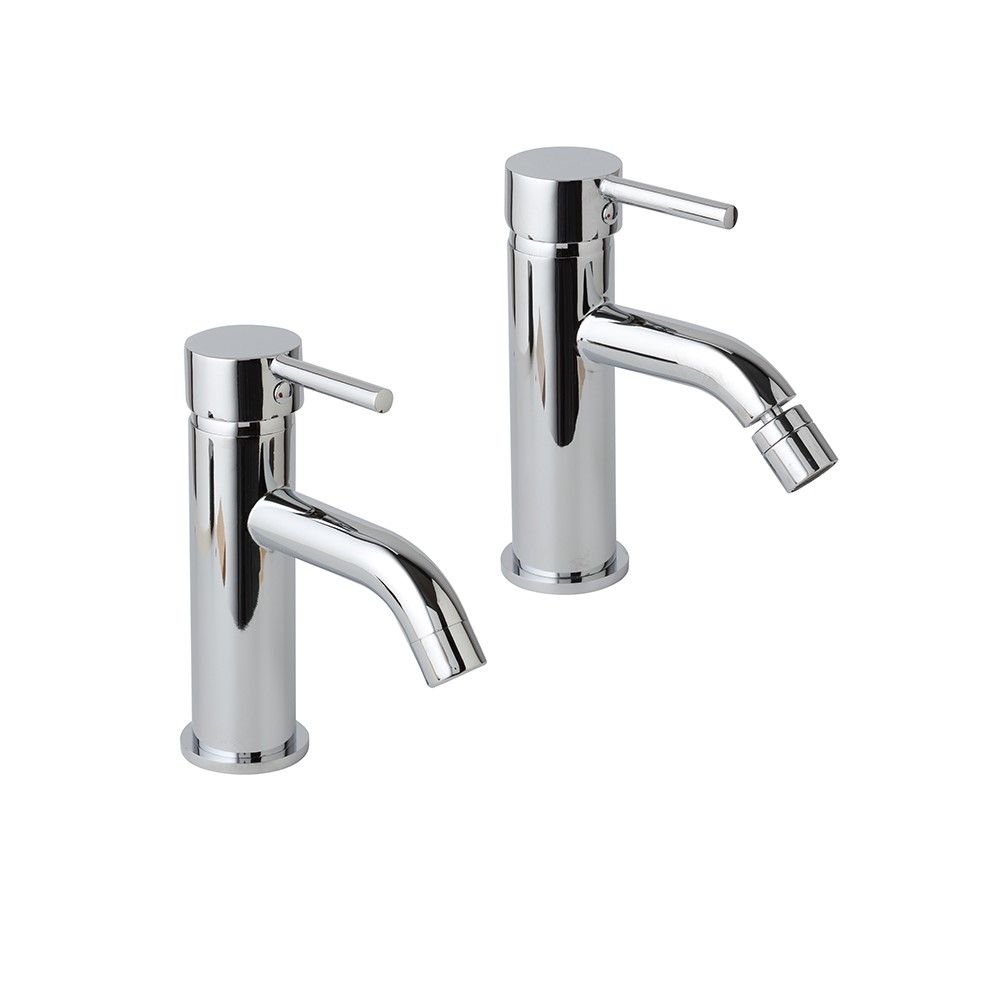 Set di rubinetti bagno ottone cromato