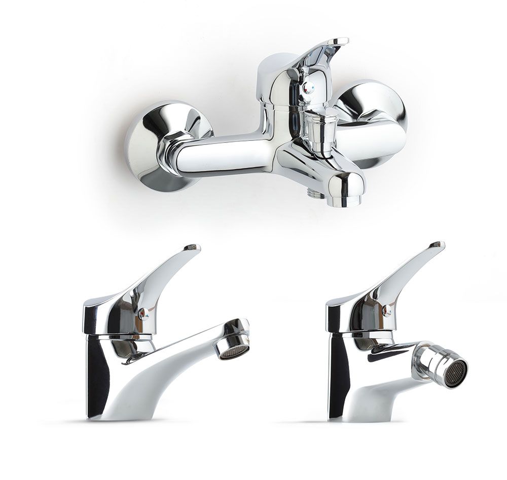 Set lavabo bidet e vasca da bagno