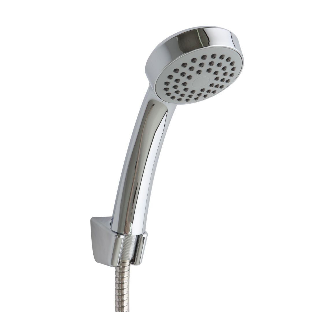 Kit doccia composto da doccetta, flessibile e supporto a muro