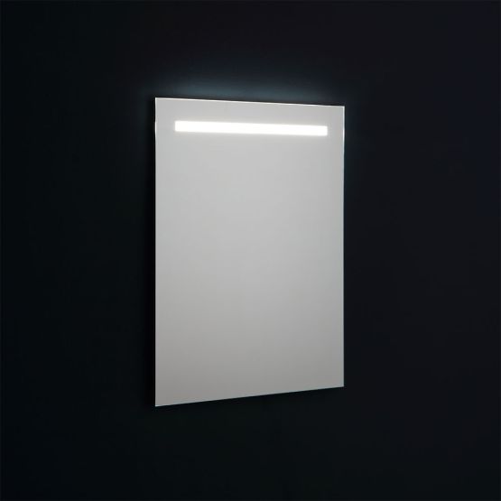 Specchio retroilluminato 60x80 con fascia a led superiore