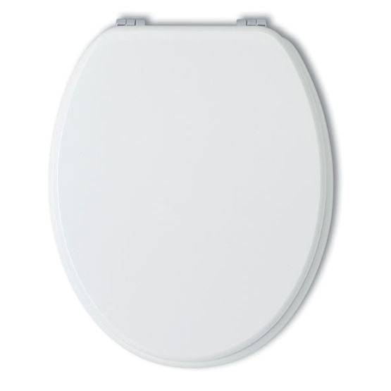 Sedile WC copriwater bianco e universale