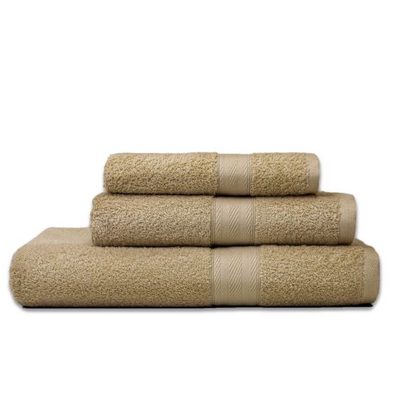 Set 3 salviette bagno color sabbia Set 3 salviette bagno color sabbia