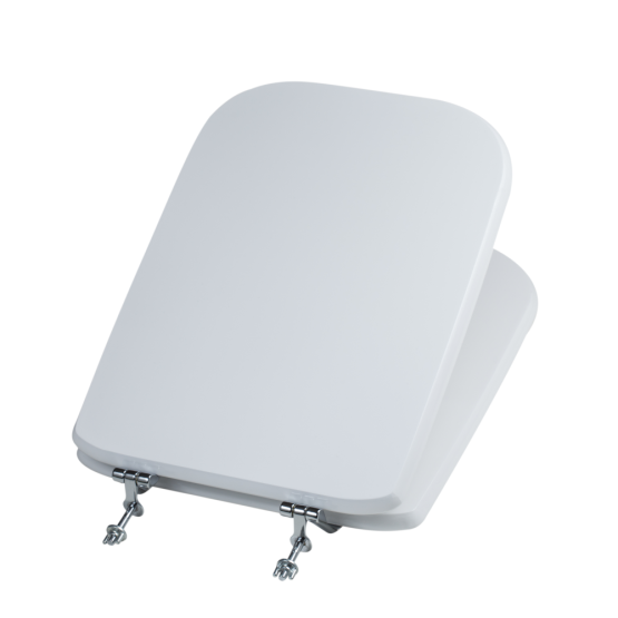 Copriwc Conca bianco ottico con cerniere oblique Copriwc Conca bianco ottico con cerniere oblique