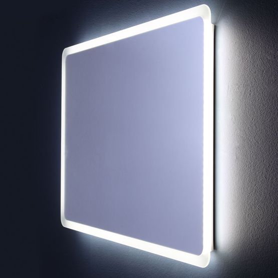 Specchio stondato illuminato a led 60 x 60 cm | Dallas
