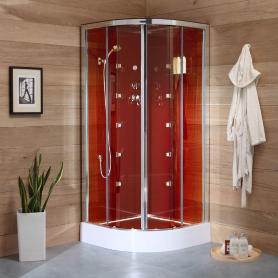 Cabina multifunzione box doccia Cosmo 90x90 con idromassaggio Cabina multifunzione box doccia Cosmo 90x90 con idromassaggio