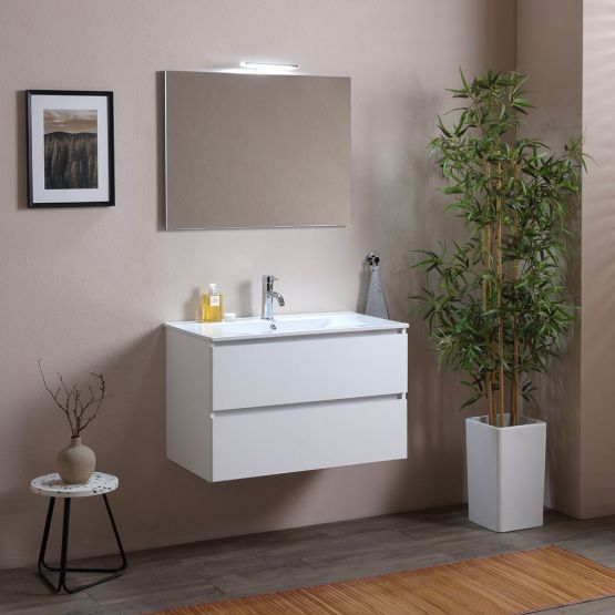 Composizione mobile bagno sospeso 80cm Composizione mobile bagno sospeso 80cm