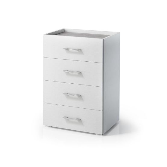 Cassettiera multiuso con vassoio cemento