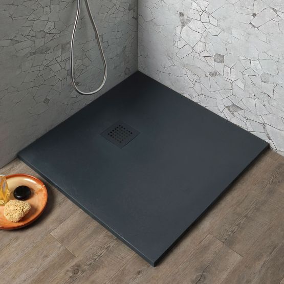 Piatto doccia 90x90 grigio antracite Piatto doccia 90x90 grigio antracite